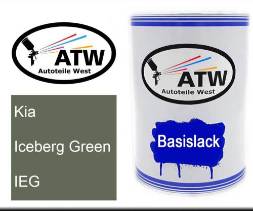 Kia, Iceberg Green, IEG: 500ml Lackdose, von ATW Autoteile West.